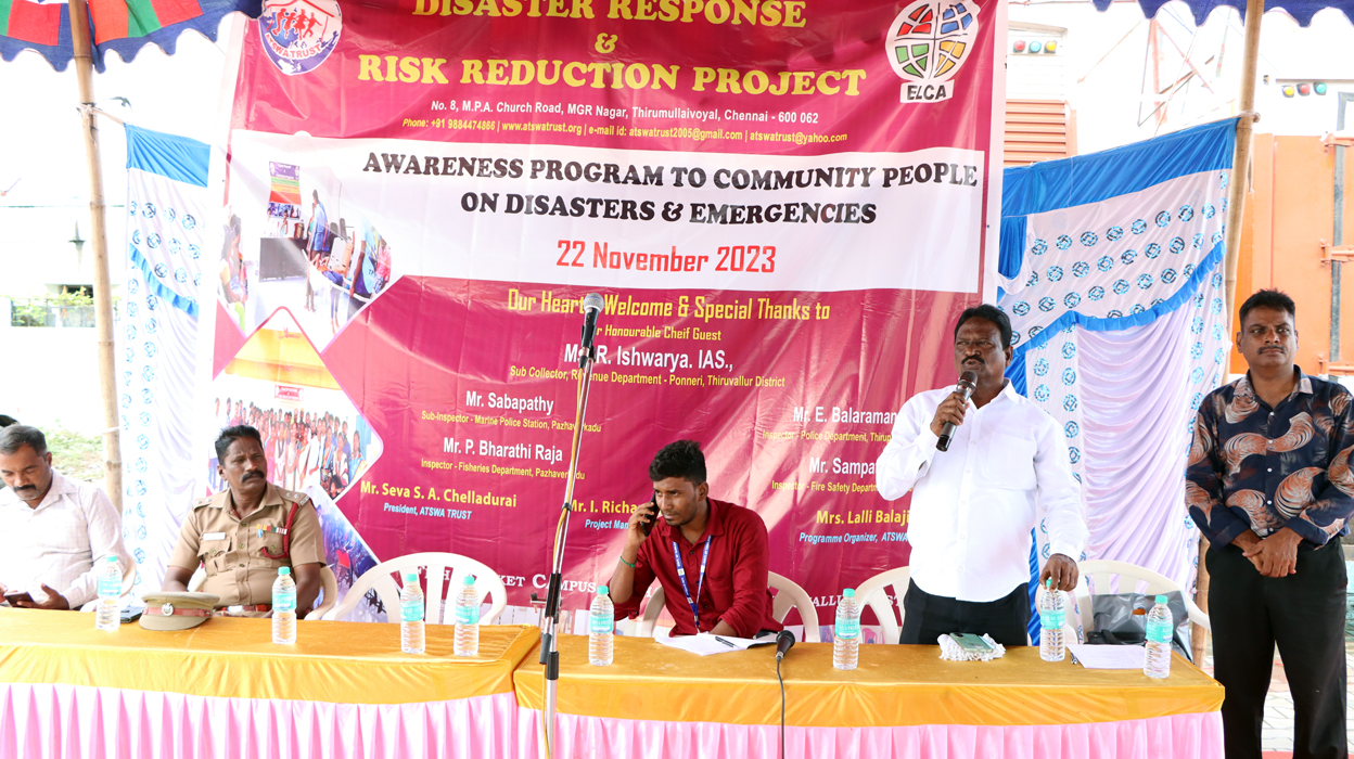 Flood, Disaster Response & Risk Reduction Program - Disaster Response & Risk Reduction Program