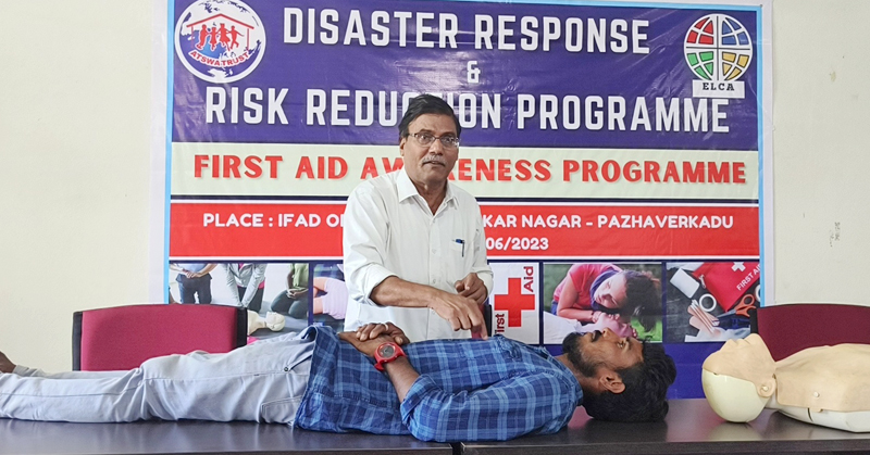 Training session on risk reduction